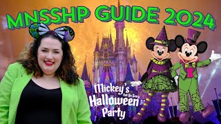 Mickeys Not So Scary Halloween Party Guide amp Food Menu 🎃 MNSSHP 2024  Disney World [upl. by Rennerb]