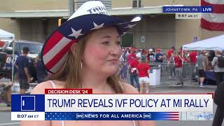 Trump supporter reacts to IVF policy proposal left Democratic party over economy [upl. by Anavoig]