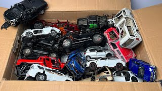 Box Full of Diecast Cars  All Cars Junkyard  Toyota Honda Mercedes Coaster Ford [upl. by Treb315]