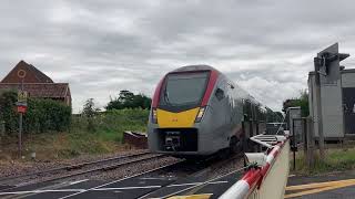 Saxmundham Station Level Crossing Suffolk Saturday 03082024 [upl. by Livi]