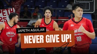 JAPETH AGUILAR PUSO TO PUSOginebra barangayginebra nsd [upl. by Adekam146]