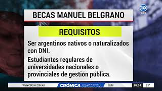 BECAS MANUEL BELGRANO CUÁNTO PAGAN Y CÓMO ANOTARSE [upl. by Sirrah223]