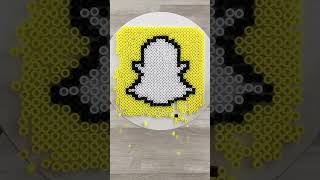 The Snapchat Logo With Beads reverse [upl. by Eolande]