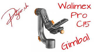 Review Gimbal Stativkopf Walimex Pro C15 Deutsch für Teleobjektive  Affenschaukel [upl. by Atneuqal]