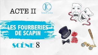 Les Fourberies de Scapin  Acte II Scène 8  InterCycles [upl. by Zanas]