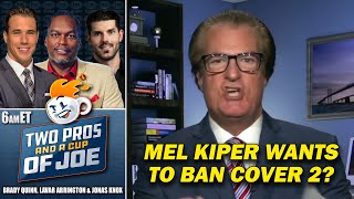 Brady Quinn on Mel Kiper Calling for a Ban on TwoHigh Safeties quotDumbest Thing I Ever Heardquot [upl. by Hrutkay]