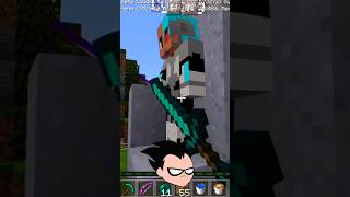 Robin VS NOOB 💥🗡PVP Minecraft viralvideo viralshorts minecraft minecraftshorts pvp [upl. by Anahahs]