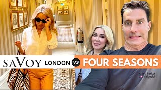 The SAVOY LONDON v FOUR SEASONS Which is Best [upl. by Atteloj]