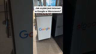 Jak Szybko Działa Internet w Siedzibie Google❓ [upl. by Honeywell]