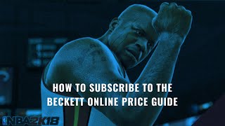 How to Subscribe to the Beckett Online Price Guide [upl. by Cristi]