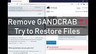 GANDCRAB 51 Virus  Remove DECRYPT FilesFree [upl. by Adnomar]