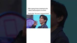 After see armies cheering tae be like💜🤣 tamil tamilsong bts btsshorts viral shorts [upl. by Erdda]