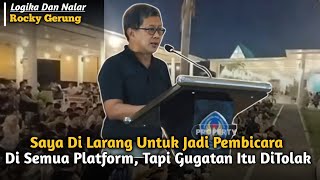 Pemerintah Justru Lari Dari Tanggung Jawab Nya Pada Guru  Rocky Gerung [upl. by Edyaw880]