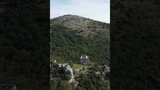 Le castellet de St Jeannet travel drone dji france riviera beautiful bea [upl. by Tristam]