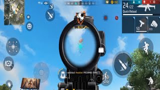 headshot on scope free Fire 🔥 FF aspirant solo match [upl. by Benildis]