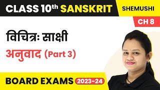 Vichitra Sakshi  Explanation Part 3  Class 10 Sanskrit Chapter 8  CBSE 202425 [upl. by Blackington]