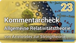 Allgemeine Relativitätstheorie • Kommentarcheck Aristoteles ⯈ Stringtheorie 23  Josef M Gaßner [upl. by Adamsen537]