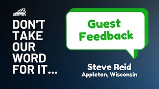 Bergstrom Automotive Guest Feedback  Steve Reid Appleton Wisconsin [upl. by Aicirt]