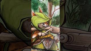 Painting Hoodwink from Dota 2 shorts dota2 hoodwink [upl. by Aslin]