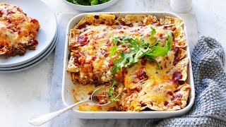 Nacho Lasagne Nachosagne Recipe [upl. by Evander]