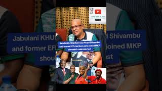 Jabulani KHUMALO former and founding president of MKP warns Floyd Shivambu [upl. by Nemrac680]