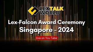 Lex  Falcon Award Ceremony  Singapore  2024 [upl. by Narba875]