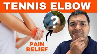 BEST 3 Exercises For Long Term Tennis Elbow Pain Relief [upl. by Annawyt]