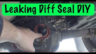 How to Replace a Rear Differential Pinion Seal [upl. by Elisa153]