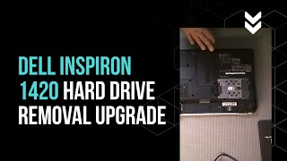 Dell Inspiron 1420 Hard Drive Removal Upgrade [upl. by Meredi]