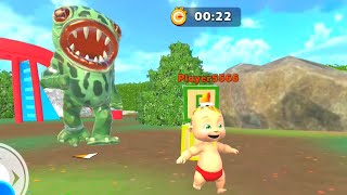 Bayi Sultan Upin Hunting Bola Jajan Permen Yupi Dikejar Semua Monster  Prosbae Gaming [upl. by Nnylatsyrk320]