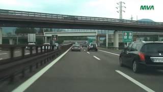 Italy  Italien  Autostrada A 22 zwischen San Michele Alladige und Bolzano Nord [upl. by Gnivri]