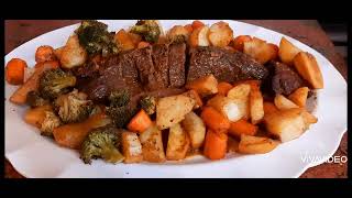 Stake vegetables recipe ፈጣንና ቀላል የስጋ አሰራር [upl. by Akilam751]