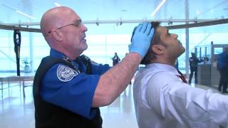 WATCH A glimpse at the new TSA patdown procedures [upl. by Lulu]