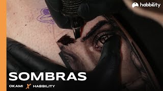 Sombras en un Tatuaje  Okami  Curso Tatuador [upl. by Nimaj]