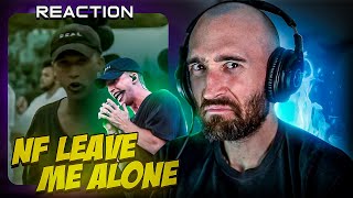 NF  LEAVE ME ALONE FIRST TIME REACTION [upl. by Lowney]