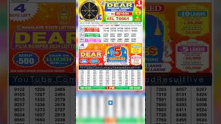 DEAR LOTTERY SAMBAD 1 PM RESULT TODAY LIVE DRAW ON 08102024 NAGALAND TUESDAY PDF download [upl. by Nihahs]