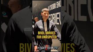 Dmitry Bivol ARRIVES ready to become Undisputed amp stop Beterbiev [upl. by Lienhard951]