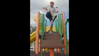 Extreme Footbag Stunt OFF Jungle Gym [upl. by Roman195]