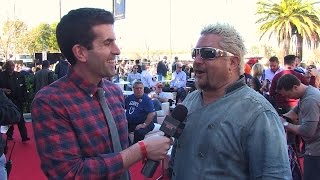 Tailgate Fan Super Bowl Tailgate With Guy Fieri [upl. by Ardie]