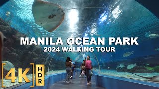 2024 Complete Tour of MANILA OCEAN PARK  The First Oceanarium in the Philippines  Walking Tour [upl. by Anitsenre]