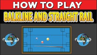 How to Play Balkline and Straight Rail CAROM BILLIARD [upl. by Pauletta]