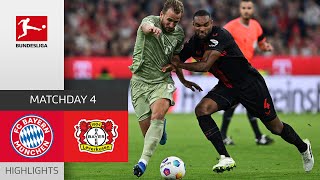 Pure Drama In Absolute Top Match  FC Bayern  Leverkusen  Highlights  MD 4 – Bundesliga [upl. by Attey593]