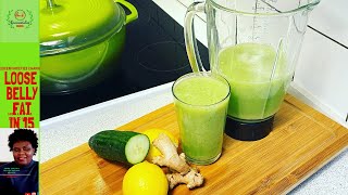 LOOSE BELLY FAT IN 20 Days With LEMON GINGER amp CUCUMBERSTRONGEST BELLY FAT BURNER [upl. by Lairea]