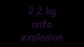 22 kg anfo explosion [upl. by Noiram463]