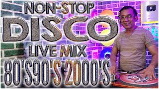 NONSTOP DISCO LIVE MIX  80S 90S 2000S  06 DjDARY ASPARIN [upl. by Lekim]