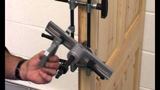 Souber Tools DBB Morticer Fitting an Off Centre Lock [upl. by Kazim]