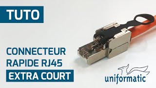 Comment monter un connecteur RJ45 extra court [upl. by Eliza812]