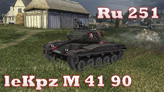 leKpz M 41 90 mm Spähpanzer Ru 251  WoT Blitz UZ Gaming [upl. by Taka352]