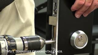 How to Install a Marks Mortise Lock [upl. by Naletak723]