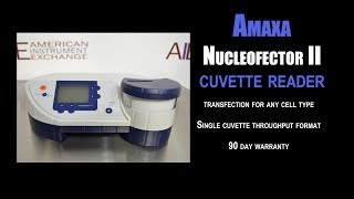 Amaxa Nucleofector II 1971C DNA [upl. by Burk]